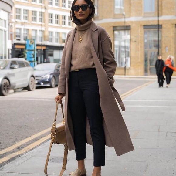 zara belted wool coat
